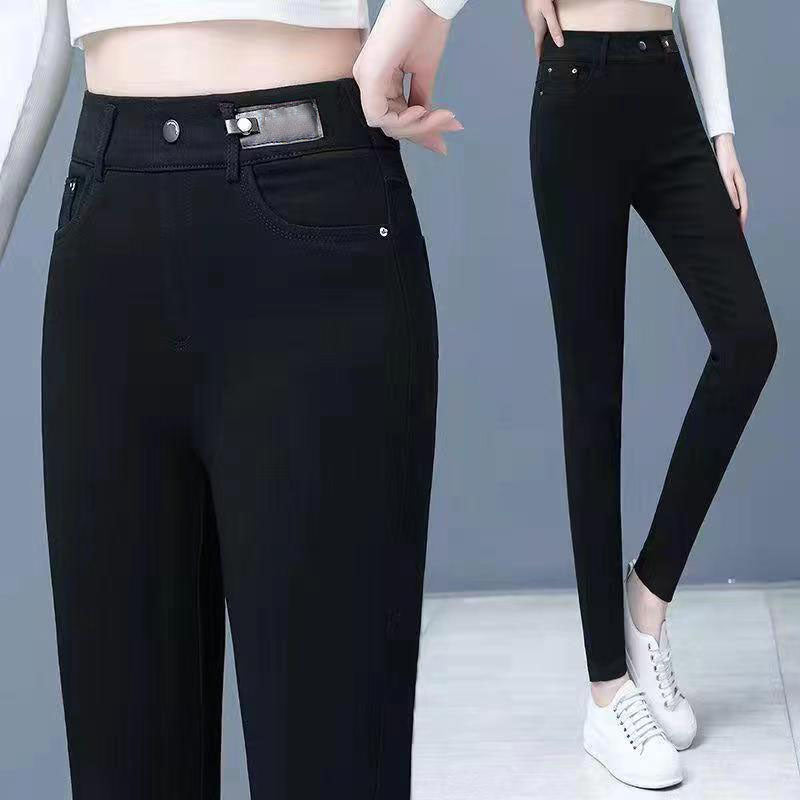 🔥2024 Black Friday Sale - 49% de réduction🔥Femmes Taille Haute Slim Etirer Jeans Tubulaires Chauds