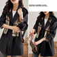 🔥 45% OFF !!🔥Trench-coat mi-long amincissant à revers pour femmes💝ACHETEZ 2- LIVRAISON GRATUITE