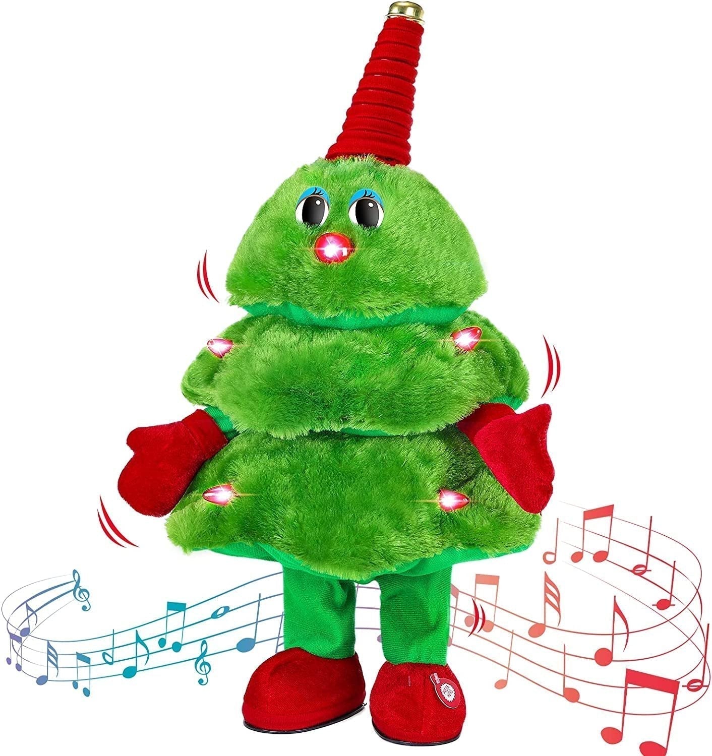 🎵🎄Jouet sapin de Noël en roche Sing and Dance🎸🎷