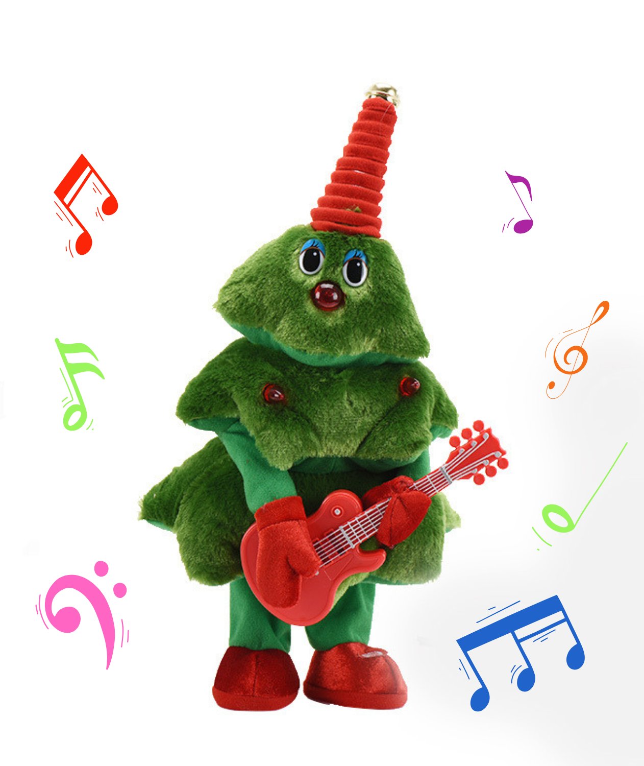 🎵🎄Jouet sapin de Noël en roche Sing and Dance🎸🎷