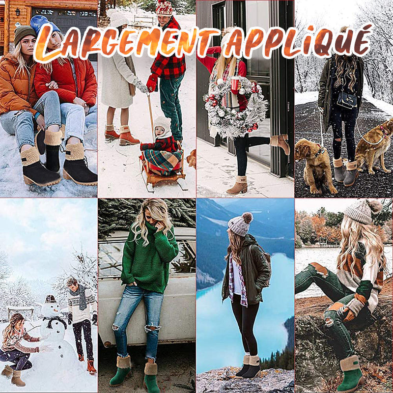 🎊🎊🎅Limited Christmas sale - 50% OFF🎊🎊🎅Bottes de neige d'hiver chaudes et confortables pour femmes