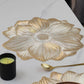 Set de Table Lavable et Résistant à la Chaleur en Forme de Lotus