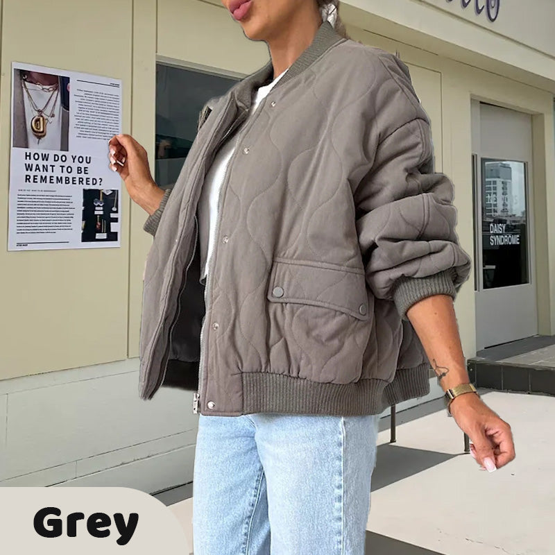 🎁 Hot 49% off 🔥 Couleur unie Coupe ample Veste chaude épaisse à capuche