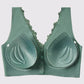Soutien-gorge à larges bretelles sans armature à fermeture frontale pour femmes