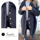 ❄️ Hiver Specials❄️ Manteau à revers en tweed à manches longues pour femmes