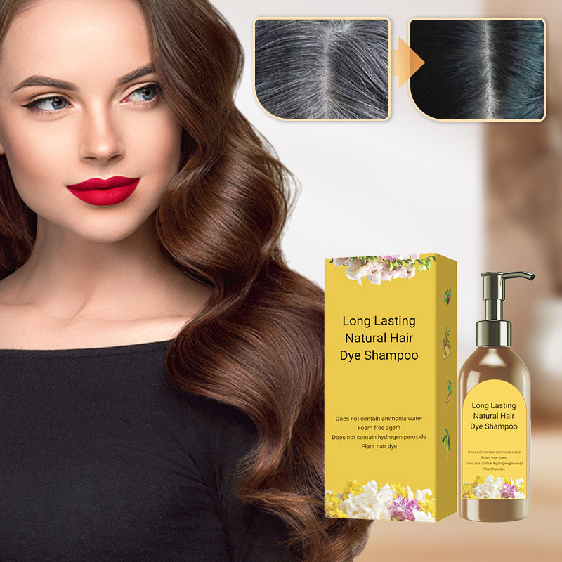 🔥Vente HOT - 50% de réduction🎁Shampooing teinture naturelle longue durée