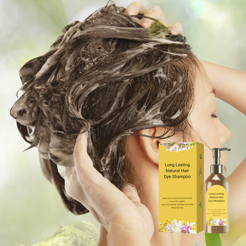 🔥Vente HOT - 50% de réduction🎁Shampooing teinture naturelle longue durée