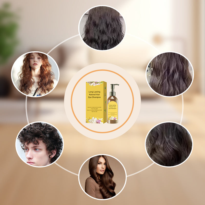 🔥Vente HOT - 50% de réduction🎁Shampooing teinture naturelle longue durée