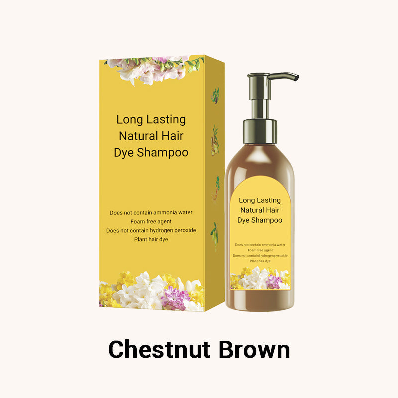 🔥Vente HOT - 50% de réduction🎁Shampooing teinture naturelle longue durée
