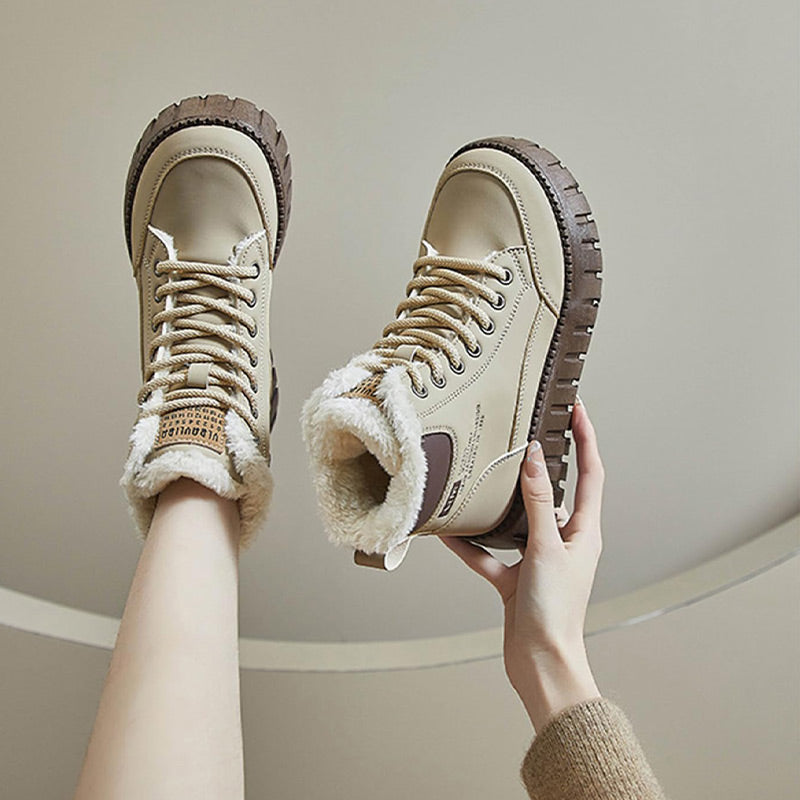 Bottes de neige chaudes d'hiver pour femmes