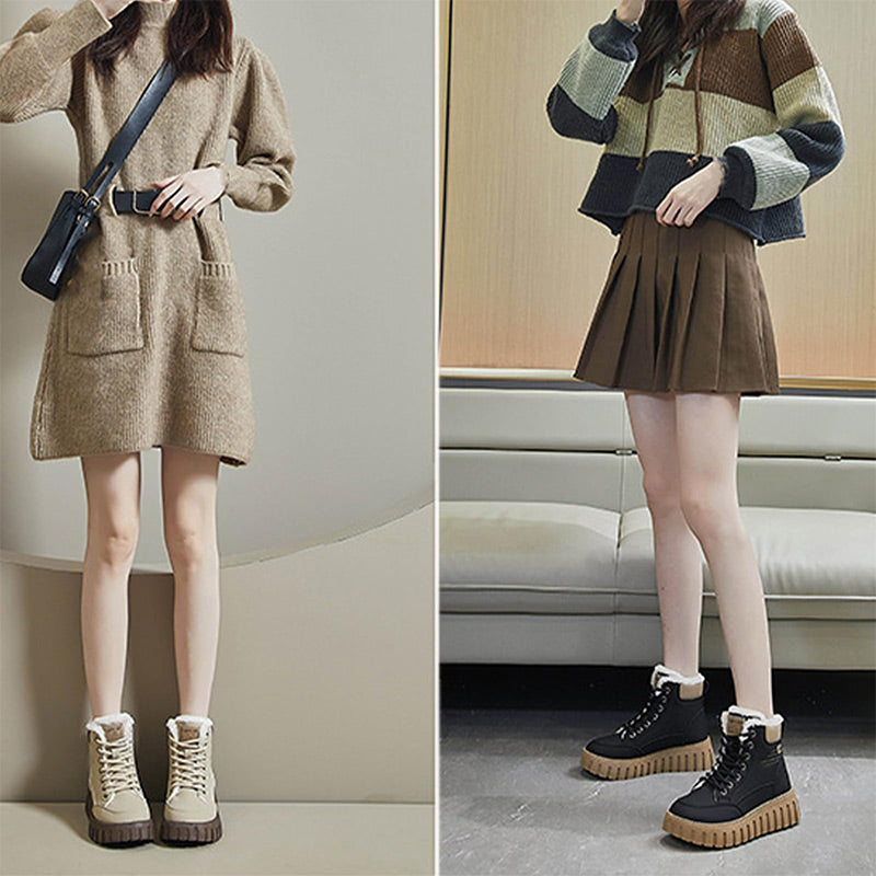 Bottes de neige chaudes d'hiver pour femmes