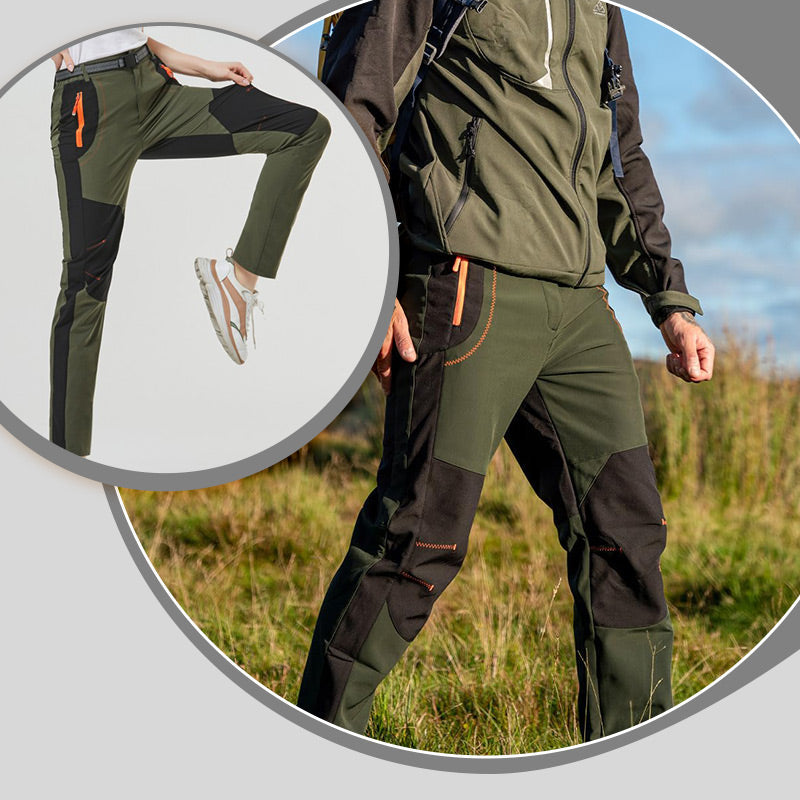 👖 62% DE RÉDUCTION! ✨ Pantalon de Randonnée - Coupe-Vent, Imperméable et Chaud avec Taille Élastique pour Randonnée et Voyages 🏔️🌧️