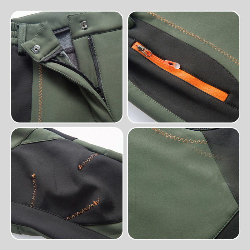 👖 62% DE RÉDUCTION! ✨ Pantalon de Randonnée - Coupe-Vent, Imperméable et Chaud avec Taille Élastique pour Randonnée et Voyages 🏔️🌧️