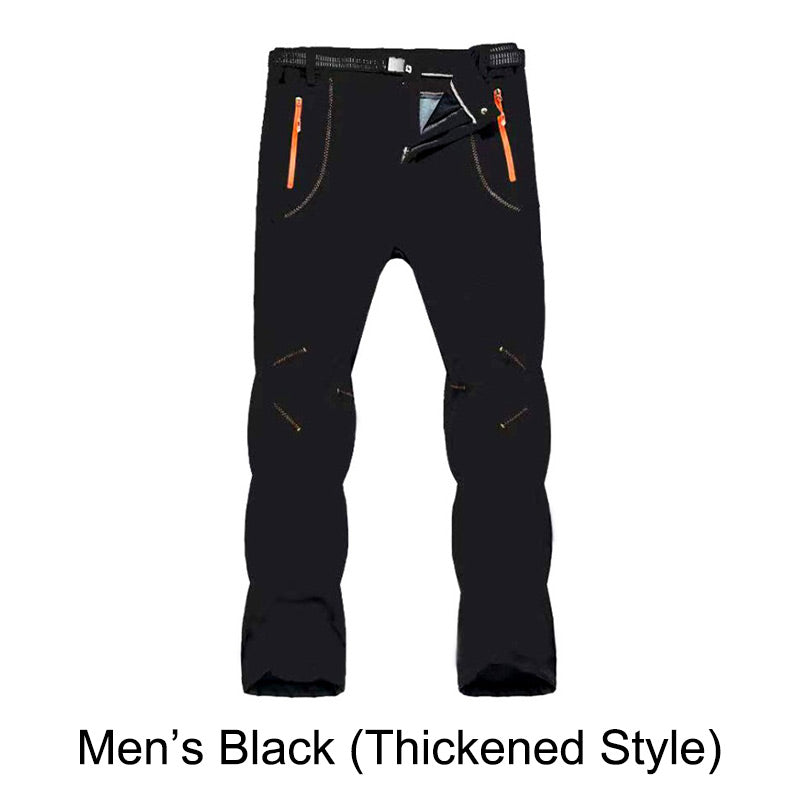 👖 62% DE RÉDUCTION! ✨ Pantalon de Randonnée - Coupe-Vent, Imperméable et Chaud avec Taille Élastique pour Randonnée et Voyages 🏔️🌧️