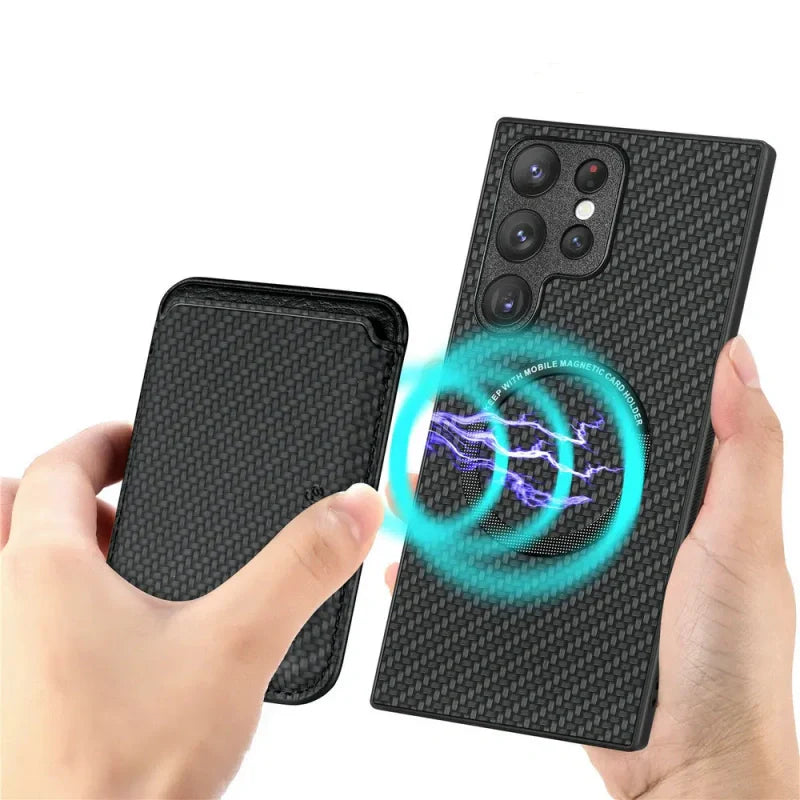 Etui magnétique détachable pour Samsung Galaxy