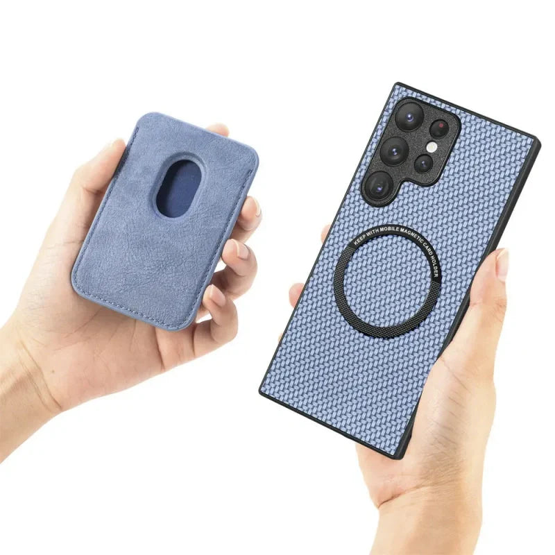 Etui magnétique détachable pour Samsung Galaxy