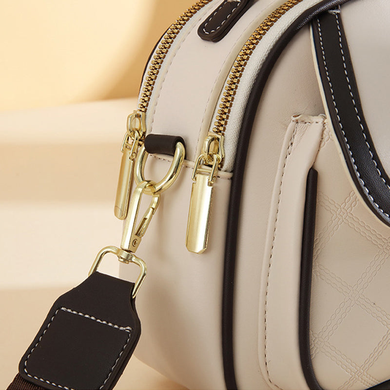 Sac à main rétro polyvalent à bandoulière de grande capacité