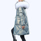 Manteau d'hiver matelassé brillant pour femmes
