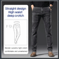 Jean extensible à jambe droite pour homme
