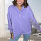 Sweatshirt à patchs à paillettes pour femmes