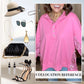 Sweatshirt à patchs à paillettes pour femmes