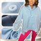Sweatshirt à patchs à paillettes pour femmes
