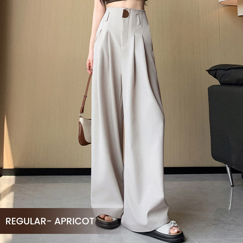 💞Pantalon taille haute à jambes droites