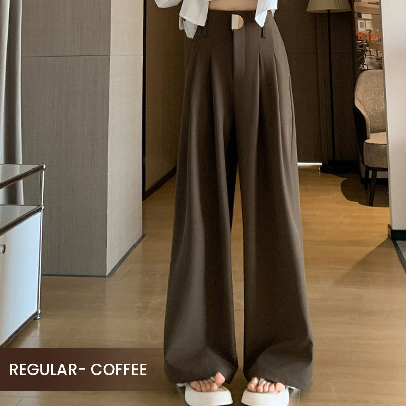 💞Pantalon taille haute à jambes droites