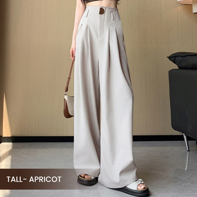 💞Pantalon taille haute à jambes droites