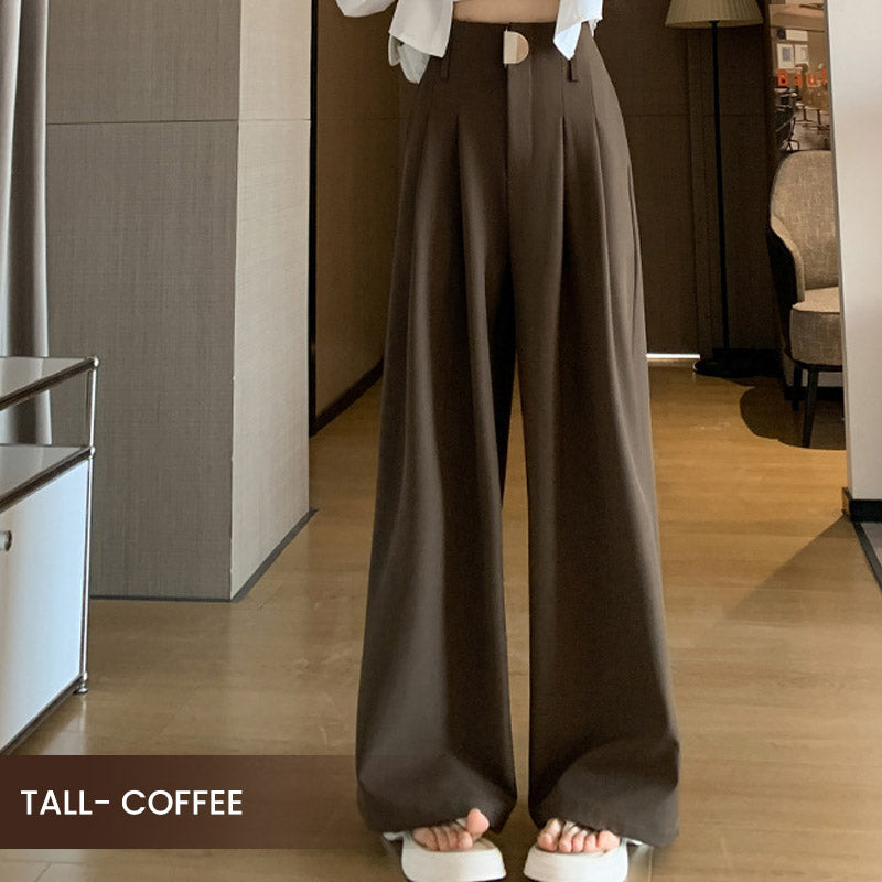 💞Pantalon taille haute à jambes droites