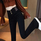 🔥Pantalon évasé femme taille haute et doublure peluche🔥