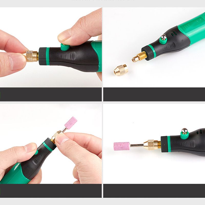 🔥Mini outil de meulage multifonctionnel en forme de stylo avec une vitesse élevée de 15000RPM