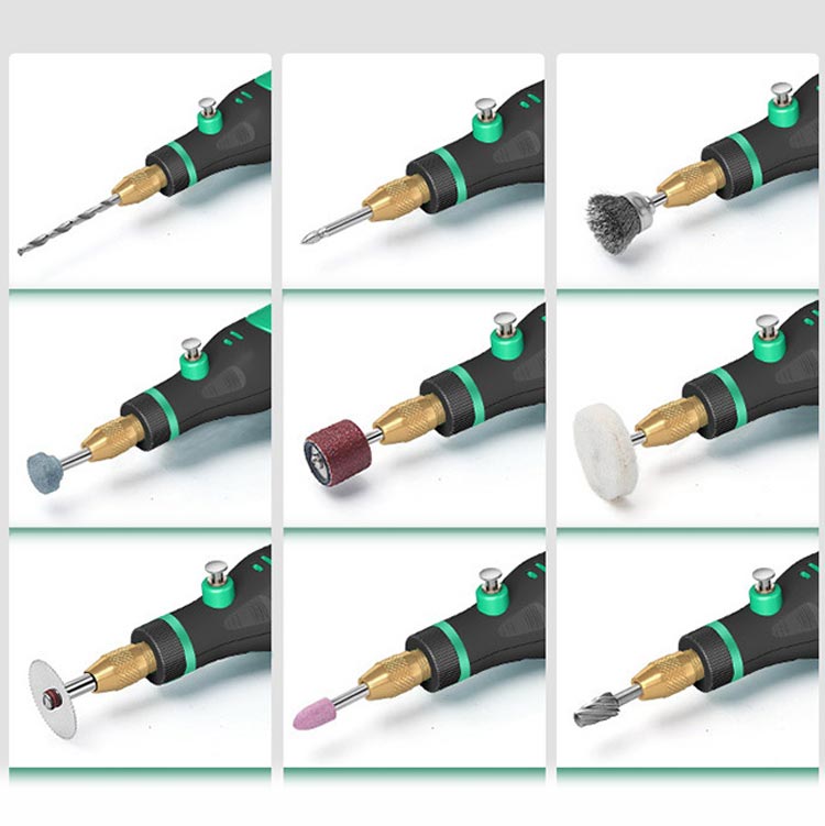 🔥Mini outil de meulage multifonctionnel en forme de stylo avec une vitesse élevée de 15000RPM