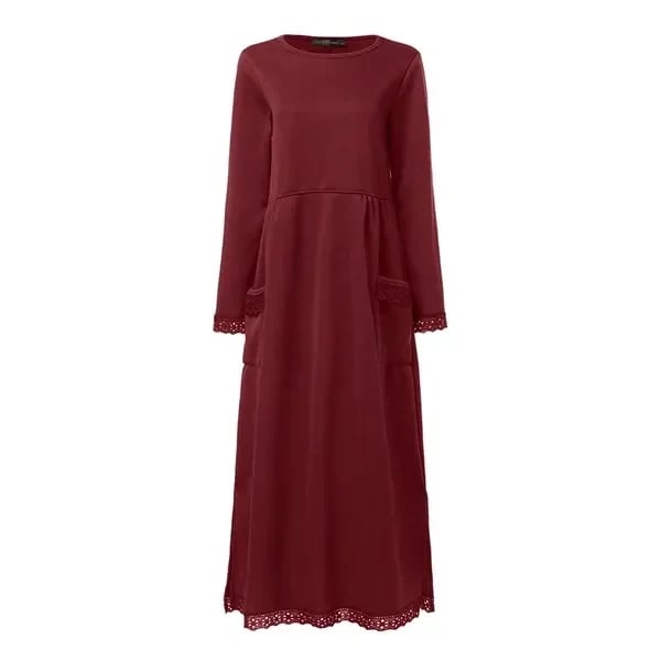Dernier jour de promotion 70 % de réduction 🔥 Robe maxi en dentelle grande taille lâche