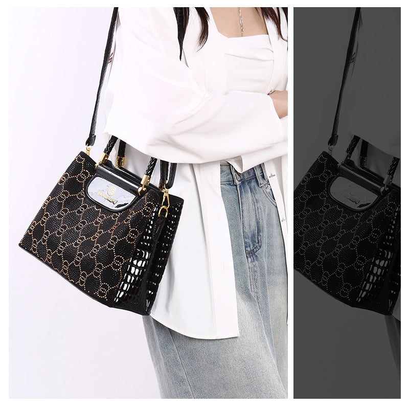 ⚡Vente flash - 49% de réduction🔥 + gratuit Versand✈️Luxuriöse Sac à main à 3 compartiments pour femme avec bandoulière