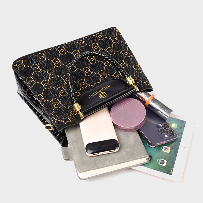 ⚡Vente flash - 49% de réduction🔥 + gratuit Versand✈️Luxuriöse Sac à main à 3 compartiments pour femme avec bandoulière