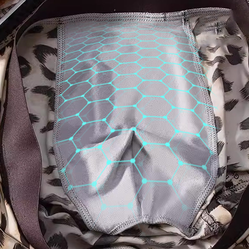 ⏳🐆 Slip en soie glacée imprimé léopard pour homme 🔥