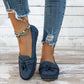 🔥Promotion du dernier jour 50% de réduction - Mocassins confortables et souples de style vintage avec nœud pour femmes