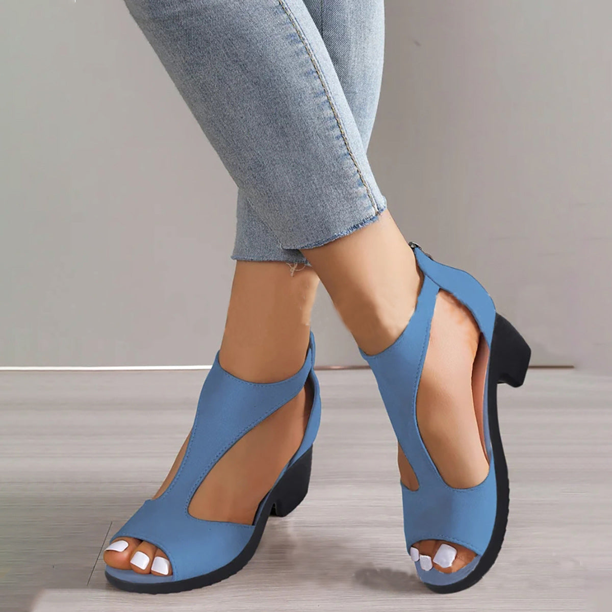【🔥EU 35-43】👡2025 Nouvelle mode Chaussures à talons hauts romaines pour femmes.