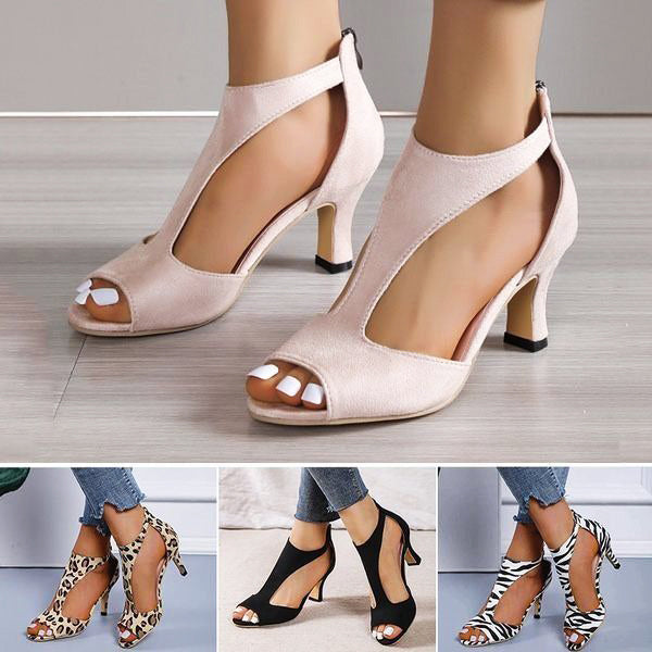 【🔥EU 35-43】👡2025 Nouvelle mode Chaussures à talons hauts romaines pour femmes.