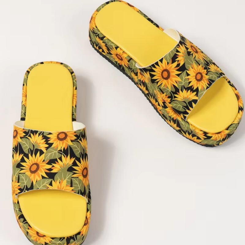 Mocassins à plateforme antidérapants et absorbant la transpiration