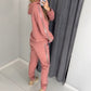 Sweat-shirt pour femme avec capuche, fermeture éclair et poches
