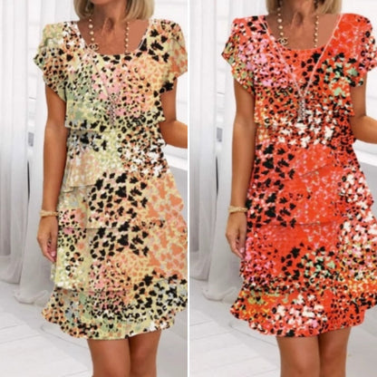 Robe Décontractée Imprimée Tendance pour Femmes