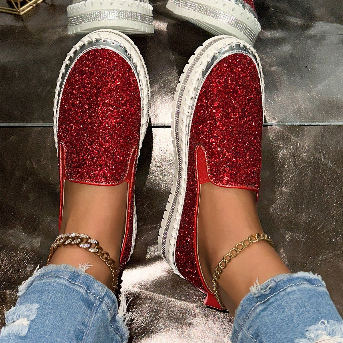 💐 Basket Slip-On Femme – Légèreté & Confort au Quotidien 🌼🏃‍♀️【Prix Exceptionnel】