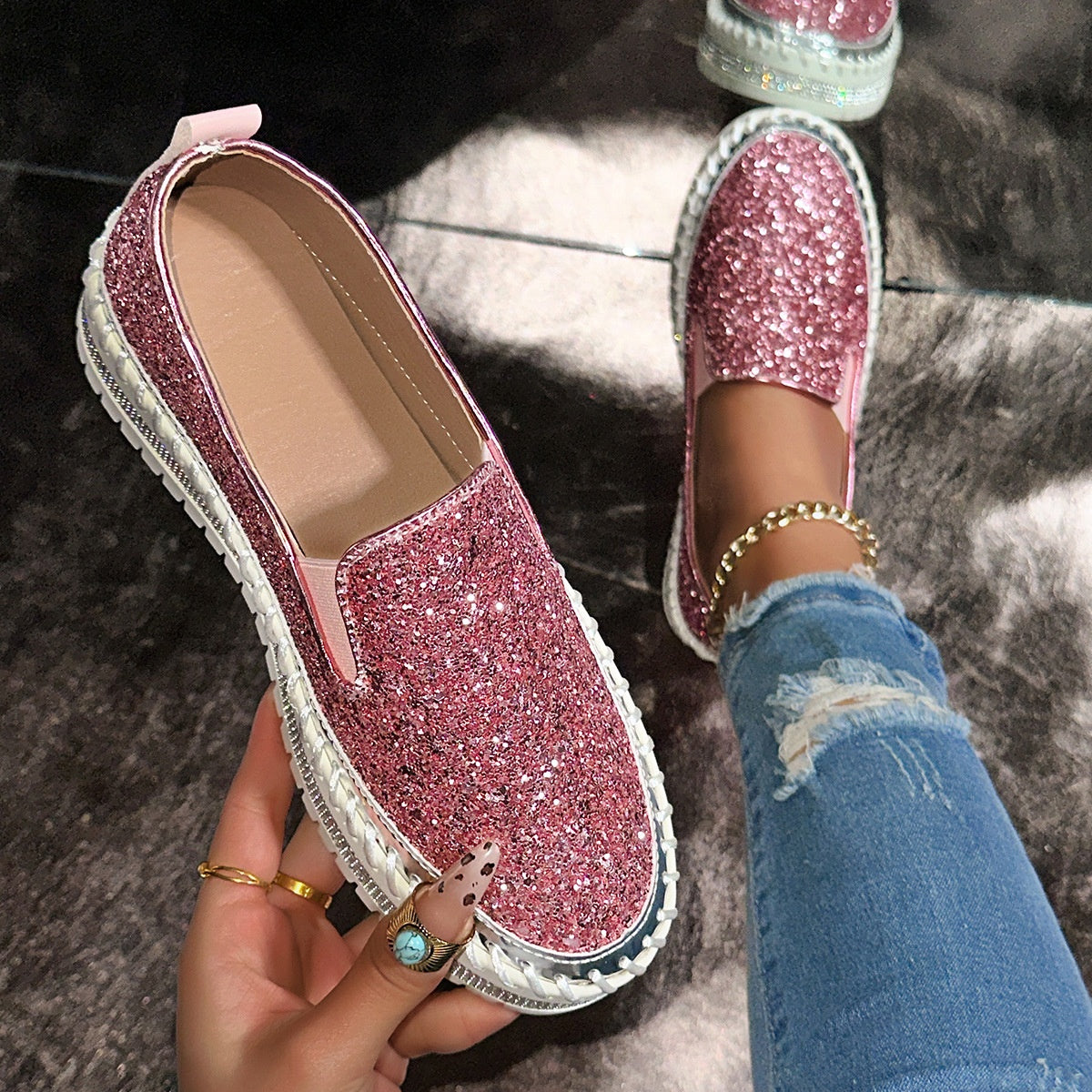 💐 Basket Slip-On Femme – Légèreté & Confort au Quotidien 🌼🏃‍♀️【Prix Exceptionnel】