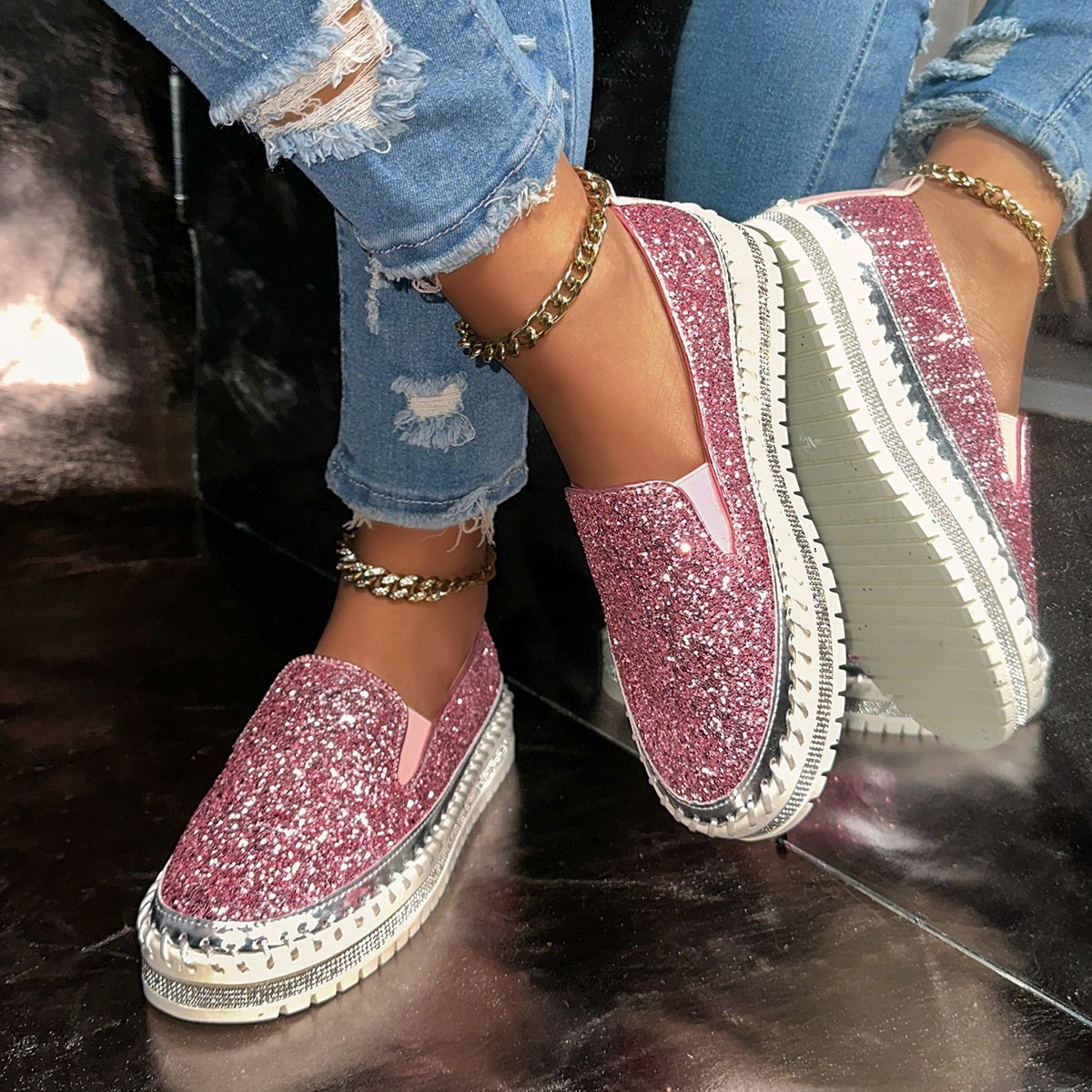💐 Basket Slip-On Femme – Légèreté & Confort au Quotidien 🌼🏃‍♀️【Prix Exceptionnel】