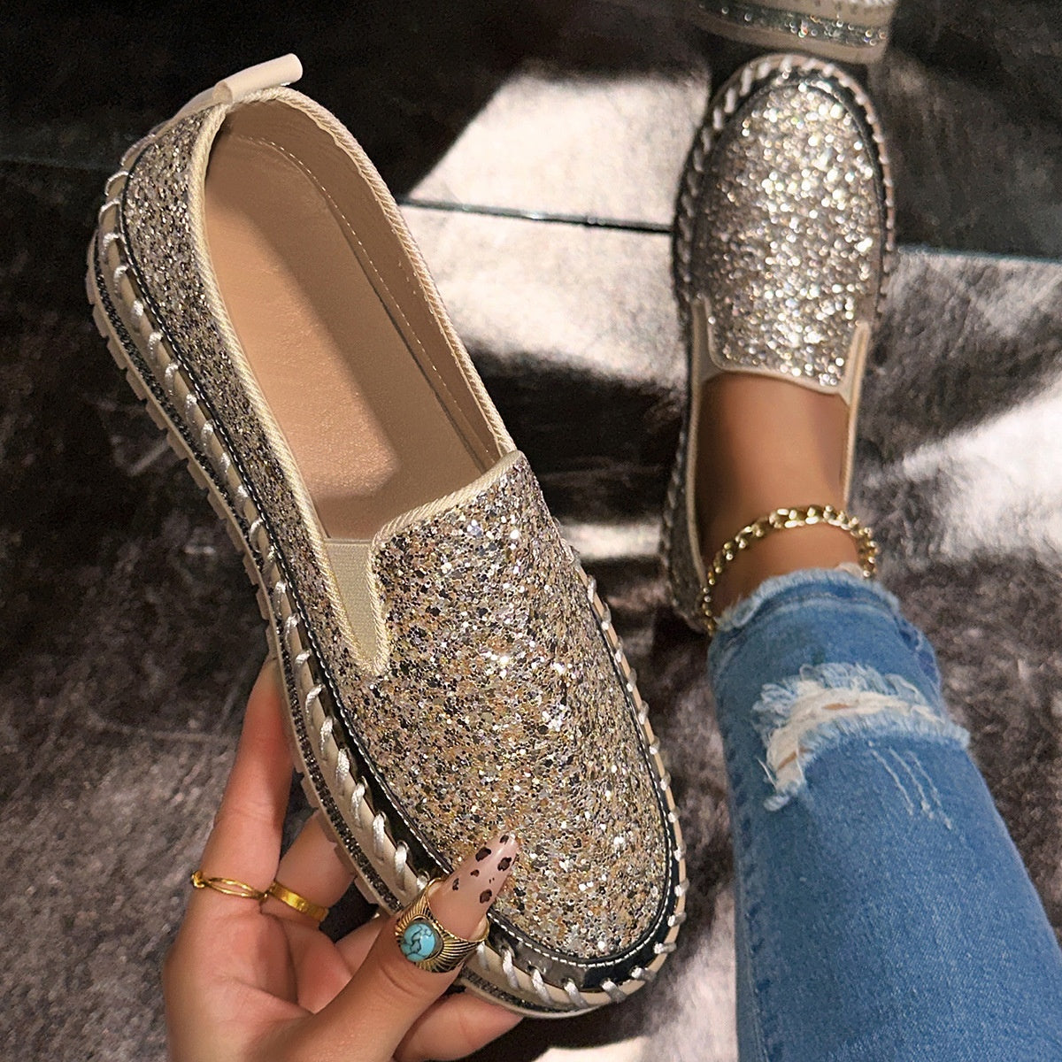 💐 Basket Slip-On Femme – Légèreté & Confort au Quotidien 🌼🏃‍♀️【Prix Exceptionnel】