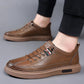 Chaussures de conduite décontractées respirantes en cuir véritable faites à la main en France