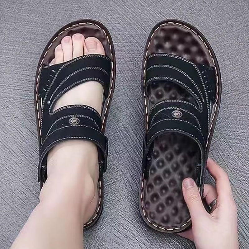 Sandales antidérapantes à bout ouvert pour hommes