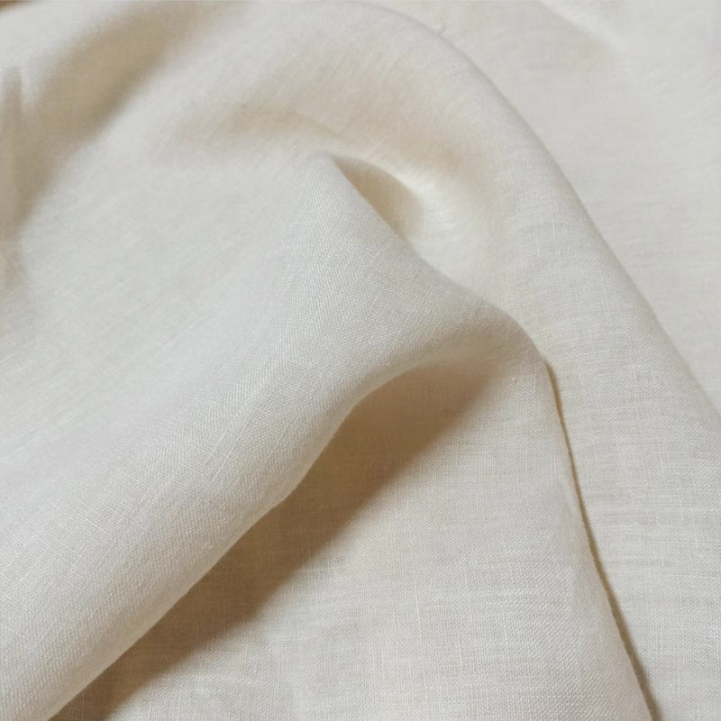 Chemise à manches longues et revers et pantalon à jambes larges Ensemble deux pièces en coton et lin
